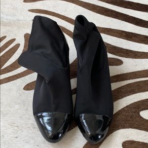 Donald Pliner round toe sock booties